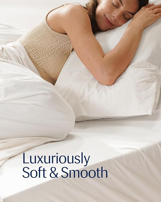 REST® Evercool®+ Top Sheet, Full/Queen Size, Arctic White - Image 3