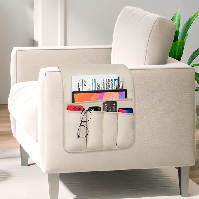 WETRBWEH TV Remote Control Holder Couch Caddy, Non-slip Bedside Caddy Organizer - Image 2