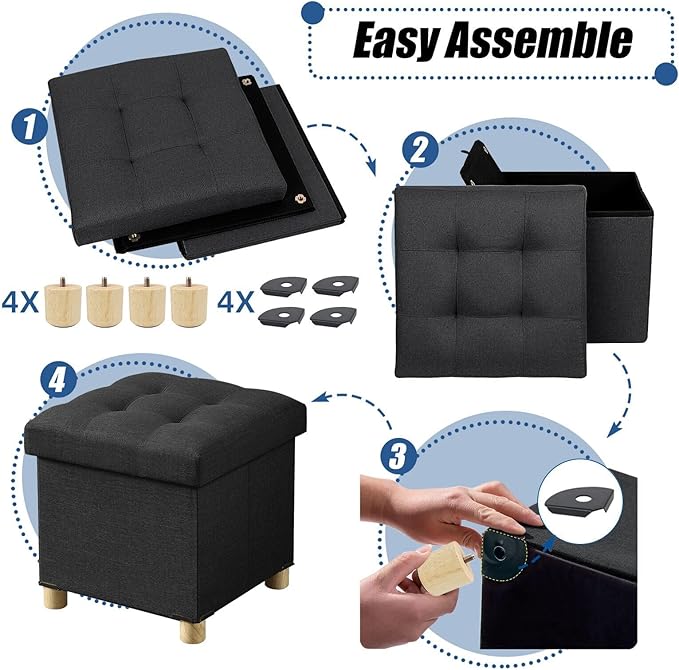 BRIAN & DANY 15 Inches Ottoman - Image 4