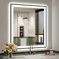 YEELAIT 32x36 Inch LED Bathroom Mirror by YEELAIT