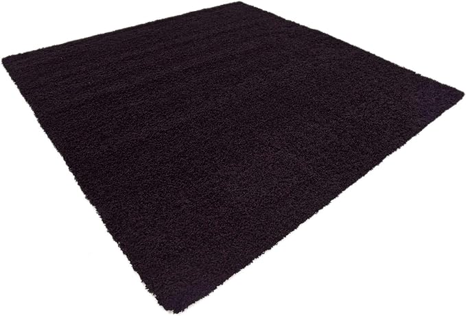 Unique Loom Solid Shag Collection Area Rug - Image 5
