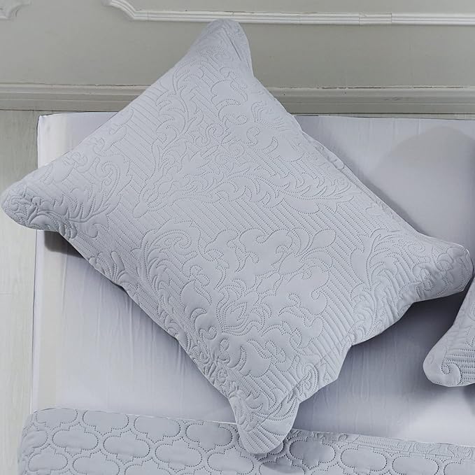 CHIXIN Microfiber Standard Pillow Shams Set of 2 - Image 3