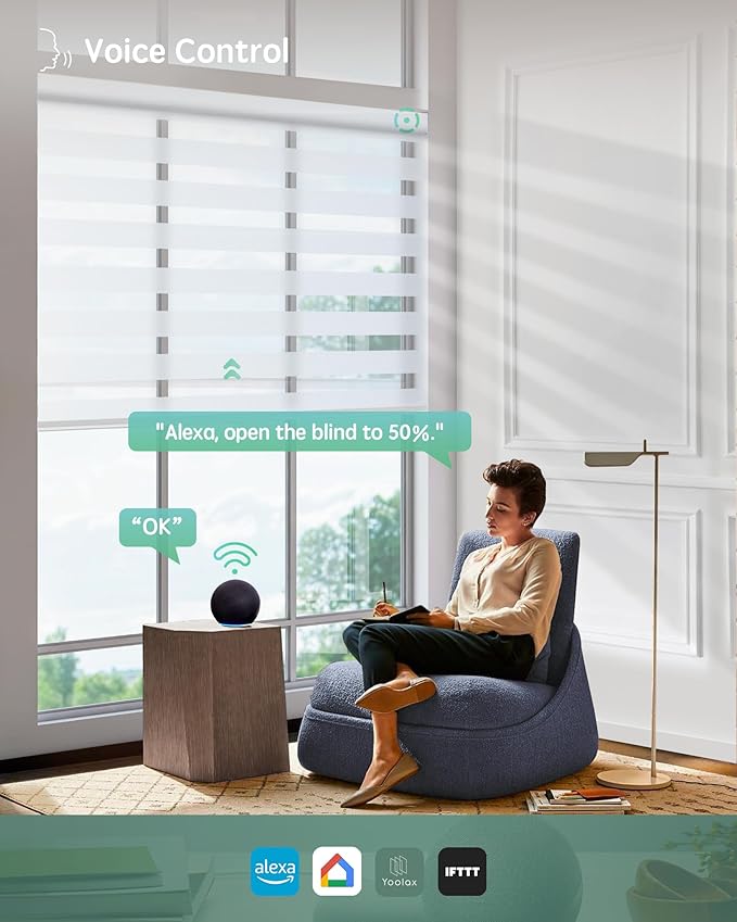 Yoolax Motorized Zebra Blinds Works - Image 3