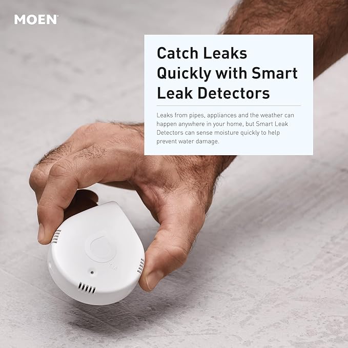 Moen Flo Smart Water Monitor and Automatic Shutoff Sensor, Wi-Fi Connected - Image 31