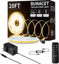 BUNACET COB LED Strip Lights, Bright COB LED Lights 20ft LED 3000K Cool White by BUNACET