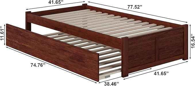AFI Concord Twin Size Platform Bed - Image 2