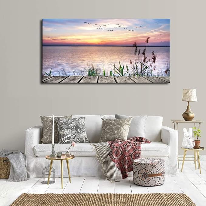 Yearainn Sunset Lake Wall Art - Image 3