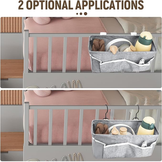 Bedside Caddy, bedside organizer, Hanging Organizers, Storage Bags - Image 9