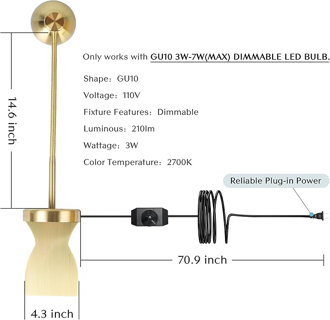 Solfres Patented Innovative Design Headboard Reading Light Pro. No Drilling - Image 7