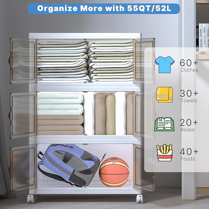 Extra Large Stackable Storage Bins - Image 3