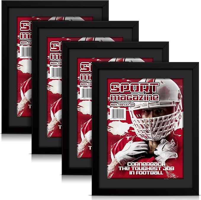 Geetery 4 Pcs Sports Magazine Frame by Geetery