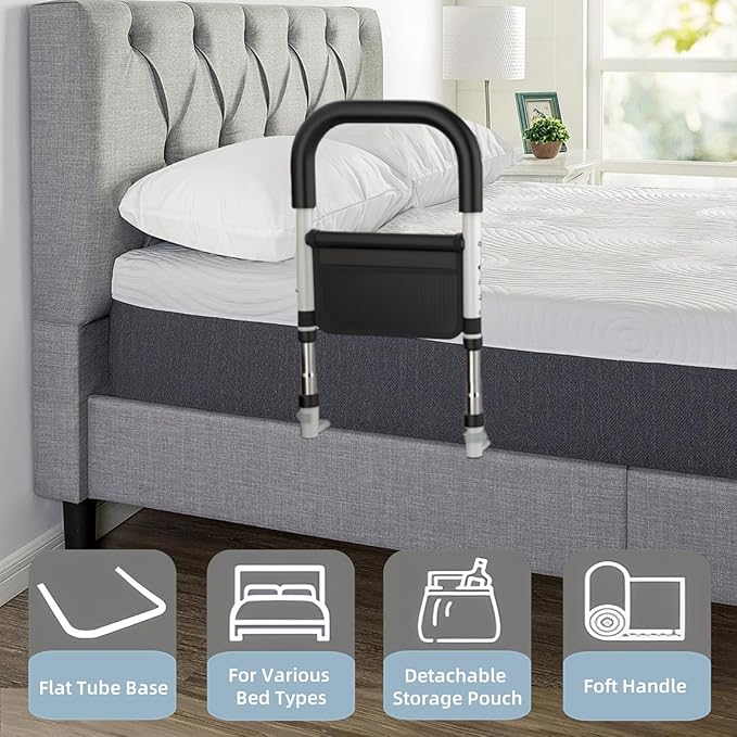 Bed Rails for Elderly Adults Safety, Medical Bed Assist Rail for Seniors - Image 8