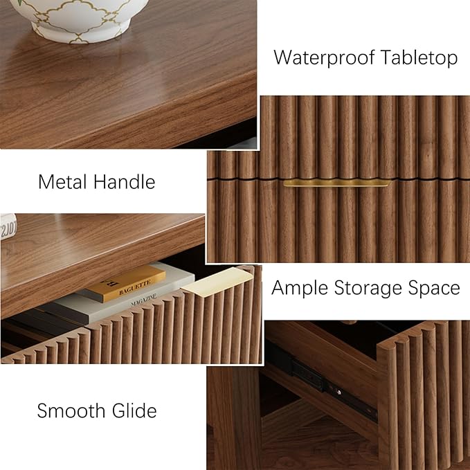 Modern 9 Drawer Dresser, Mid-Century Storage Chest - Image 7