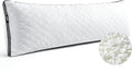 Shredded Memory Foam Full Body Pillow, Long Hugging Bed Pillows by RainmrBedding