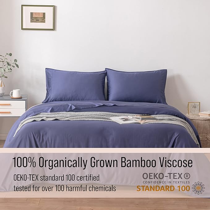 Bella Coterie Luxury Bamboo Viscose 34” Split Top King Size Sheet Set | 1 - Image 5