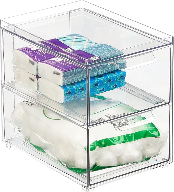 mDesign Stackable Storage Containers Box by mDesign