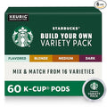 Starbucks K-Cup Coffee Pods, Custom Build Your Own Variety Pack, 60 Pods​ by StarbucksbyNespresso