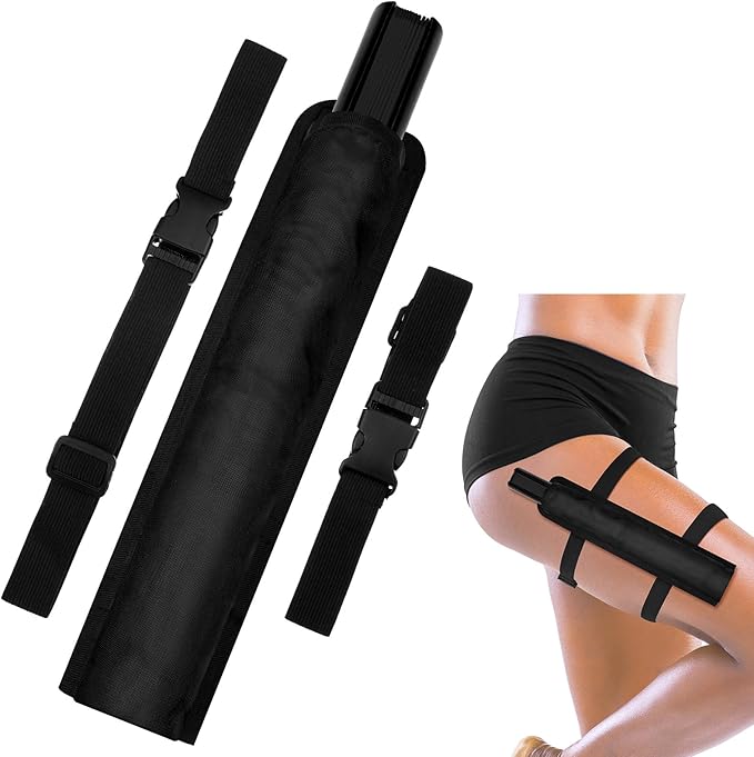 Summer Rave Fan Thigh Holster Rave Fan Holder Folding Hand Pouch Foldable by Cosblank