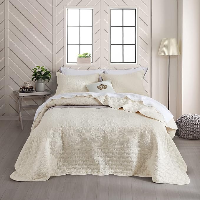CHIXIN Bedspread Coverlet Quilt Set Full Size by CHIXIN