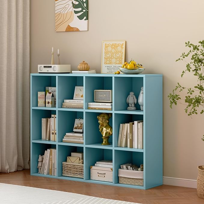 OSCHF 12-Cube Storage Shelf Bookcase - Image 2