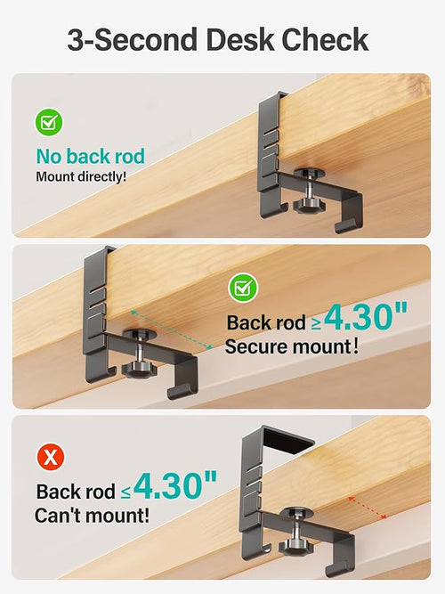 28.4" Under Desk Cable Management Tray, Orapoke Cable Management Under Desk No - Image 2