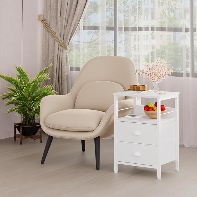 Furologee Nightstand Bedside Table - Image 4