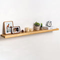 fuqing Floating Shelves for Wall, 48 inch Rustic Solid Elm Wood Floating Shelves by Fuqing