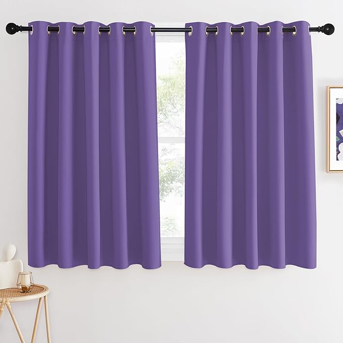 NICETOWN Blackout Curtains 54 Inches Long, Thermal Insulated Room Darkening by NICETOWN