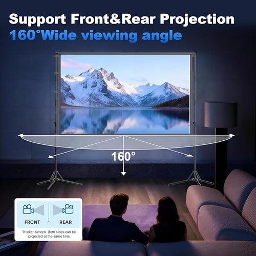 100-Inch Portable Projector Screen - Image 2