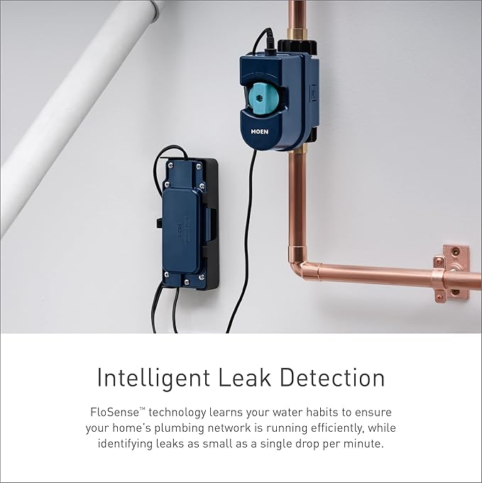 Moen Flo Smart Water Monitor and Automatic Shutoff Sensor, Wi-Fi Connected - Image 24