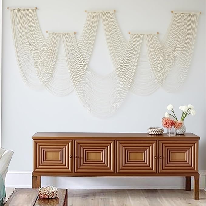 IOWER Macrame Wall Hanging Large Wall Home Decor Modern Fiber Wall Art by IOWRE