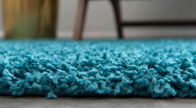 Unique Loom Solid Shag Collection Area Rug - Image 6