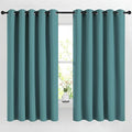NICETOWN Blackout Curtains 66 inches Long, Grommet Window Treatment Energy by NICETOWN
