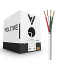 Voltive 16/4 Speaker Wire, in-Wall CL3 & Direct Burial, 500ft by Voltive