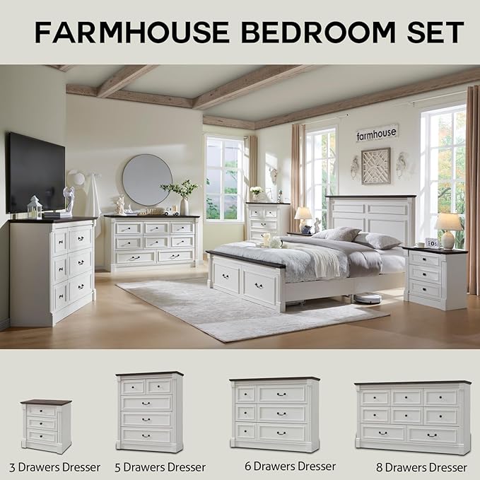 Farmhouse Queen Size Bed Frame - Image 6