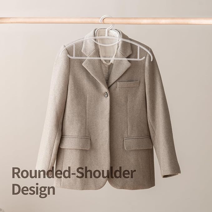 Clothes Hangers Plastic, Makes The Perfect Coat Hanger and General Space Saving - Image 7