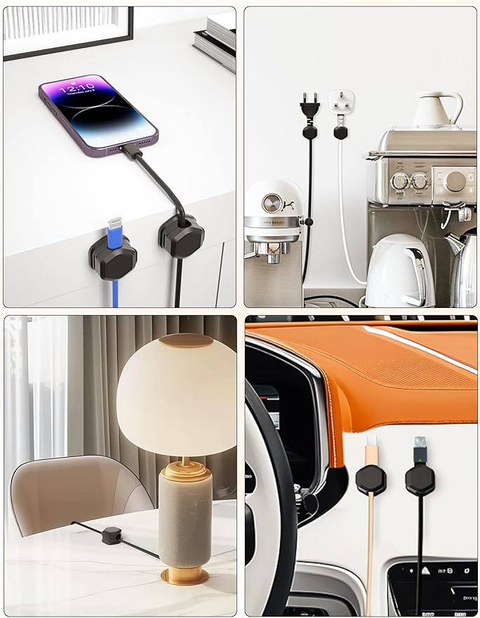 14 Pack Magnetic Cord Organizer - Image 7