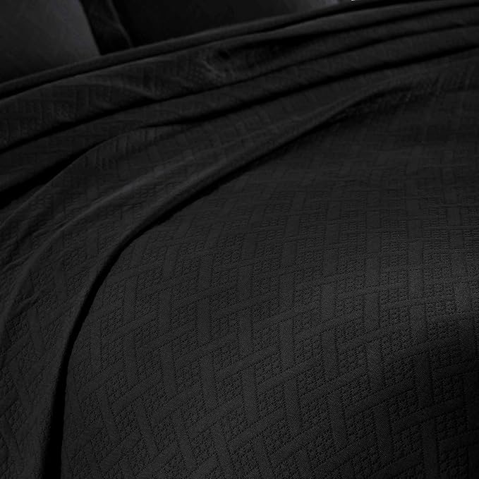 Superior 100% Cotton Basket Weave Bedspread - Image 3