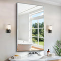 CILIBER Beveled Bathroom Mirror, 24x40 Large Frameless Mirrors by CILIBER