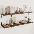 Dreamland Deep Floating Shelves, Wide Display Shelf Wall Mounted by Dreamland