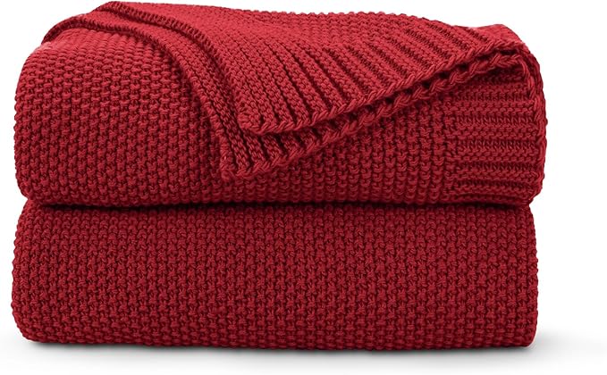 CozeCube Christmas Red Throw Blanket by CozeCube