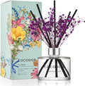 COCODOR Flower Reed Diffuser Set / 6.7oz / Cashmere Vanilla/Scent Diffuser by Cocodor