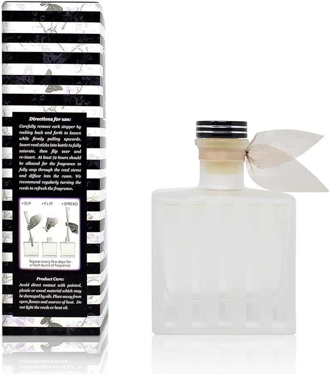 LOVSPA Reed Diffuser Set, Vanilla & Patchouli Scented Oil Diffuser - Image 3