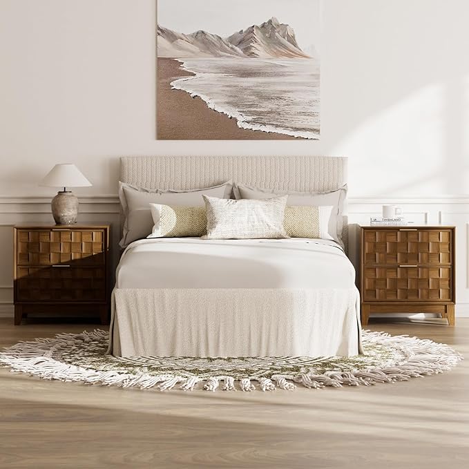 COLAMY Nightstand with Charging Station, Dorm and Small Spaces - Image 3