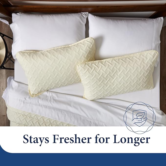 Cosy House Collection Luxury Rayon Derived from Bamboo 3-Piece Quilt Set - Image 5