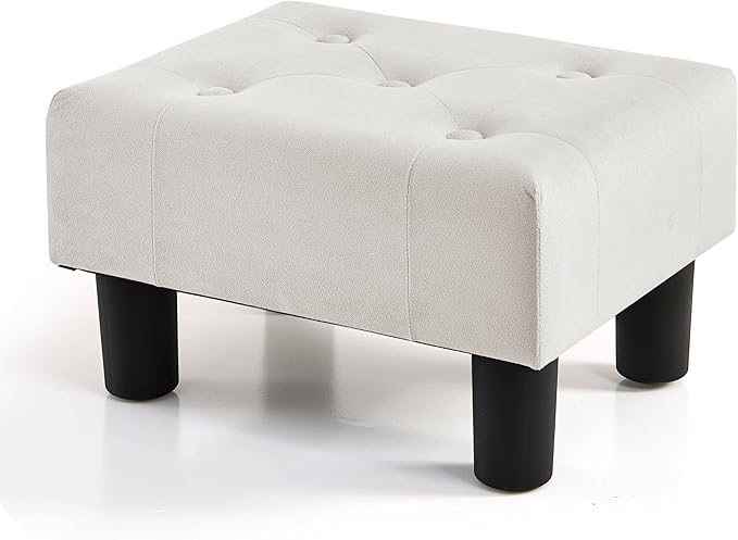BRIAN & DANY Small Foot Stool, Velvet Foot Stools by BRIANDANY