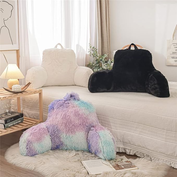 Holawakaka Large Shags Bed Rest Pillow - Image 9