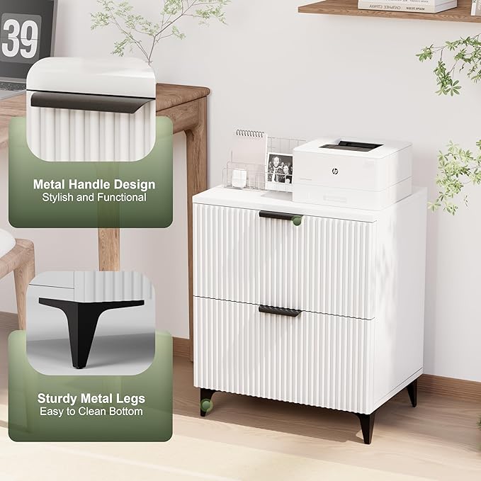 Royal Windsor Small Fluted Nightstand Set of 2 - Image 8