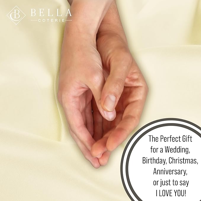 Bella Coterie Luxury Bamboo Viscose Queen Size Sheet Set | 100% Organically - Image 6