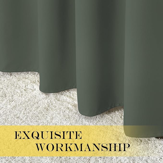 NICETOWN Sliding Door Window Treatment Blackout Patio Door Curtain Panels - Image 5